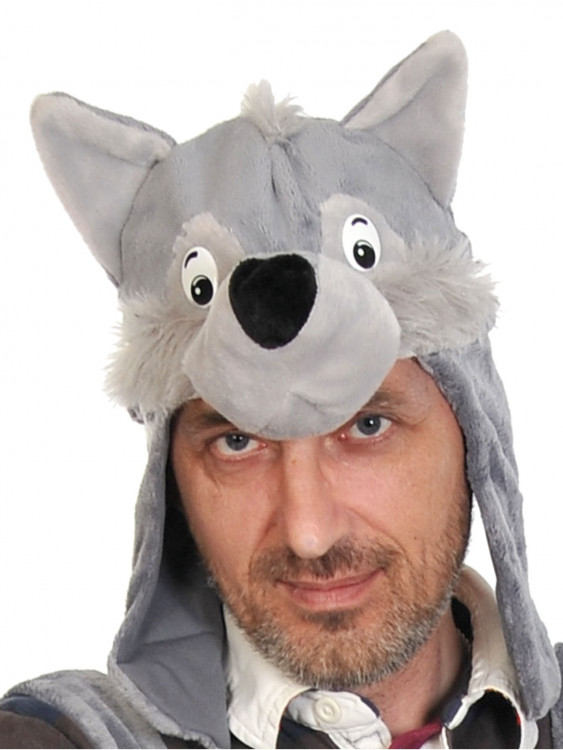 Шапочка к костюму "Волк" взрослая 